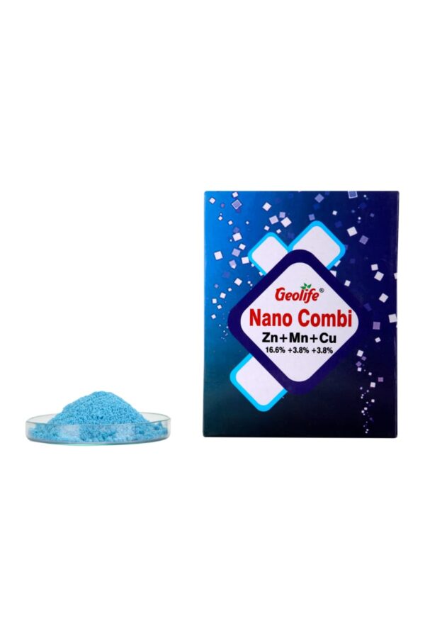 Geolife Nano Fertilizer Combi (Zn+Mn+Cu) - 250 GMS(Dosage: 50 Grams per Acre)