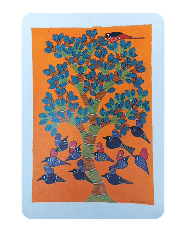 Gond Art 15*11 inch paper sheet