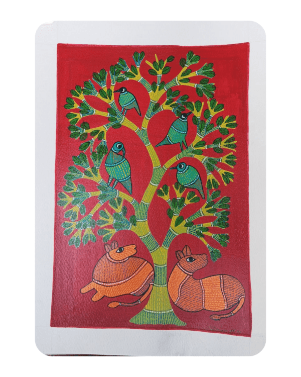 Gond Art 15*11 inch paper sheet