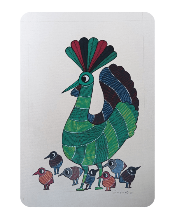 Gond Art 15*11 inch paper sheet