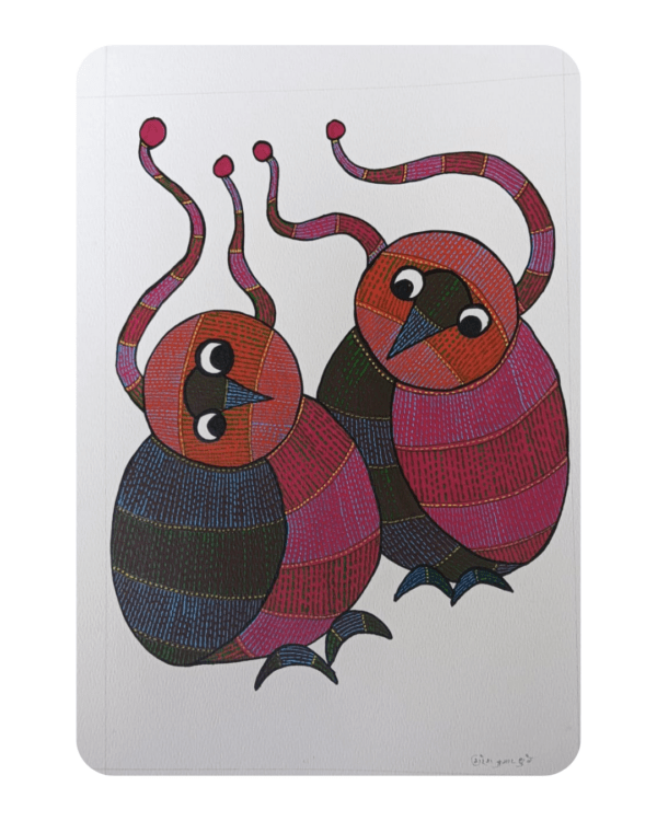 Gond Art 15*11 inch paper sheet