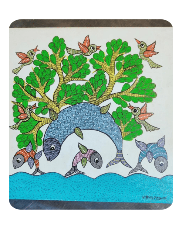 Gond Art (15*15 Size) paper sheet