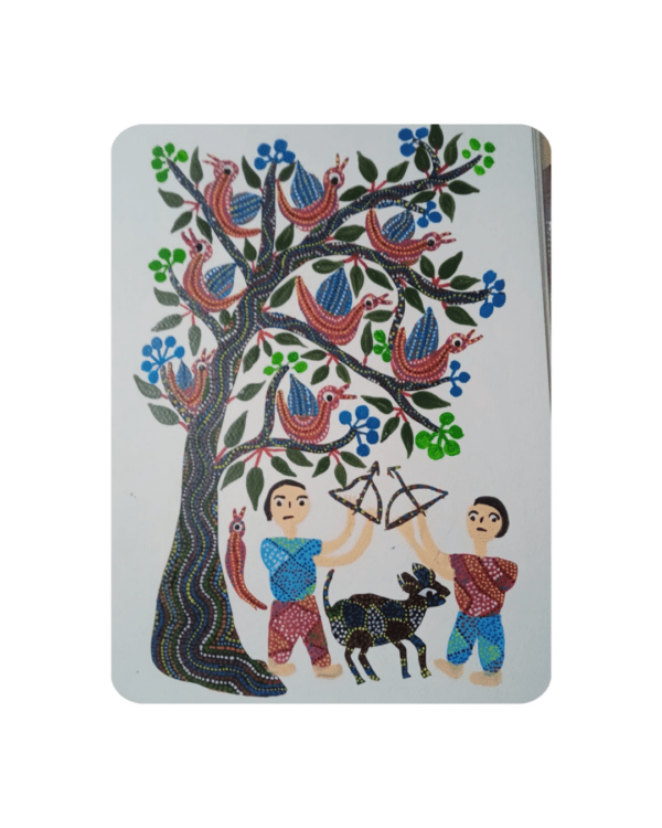 Bhil painting (Size A3) paper sheet