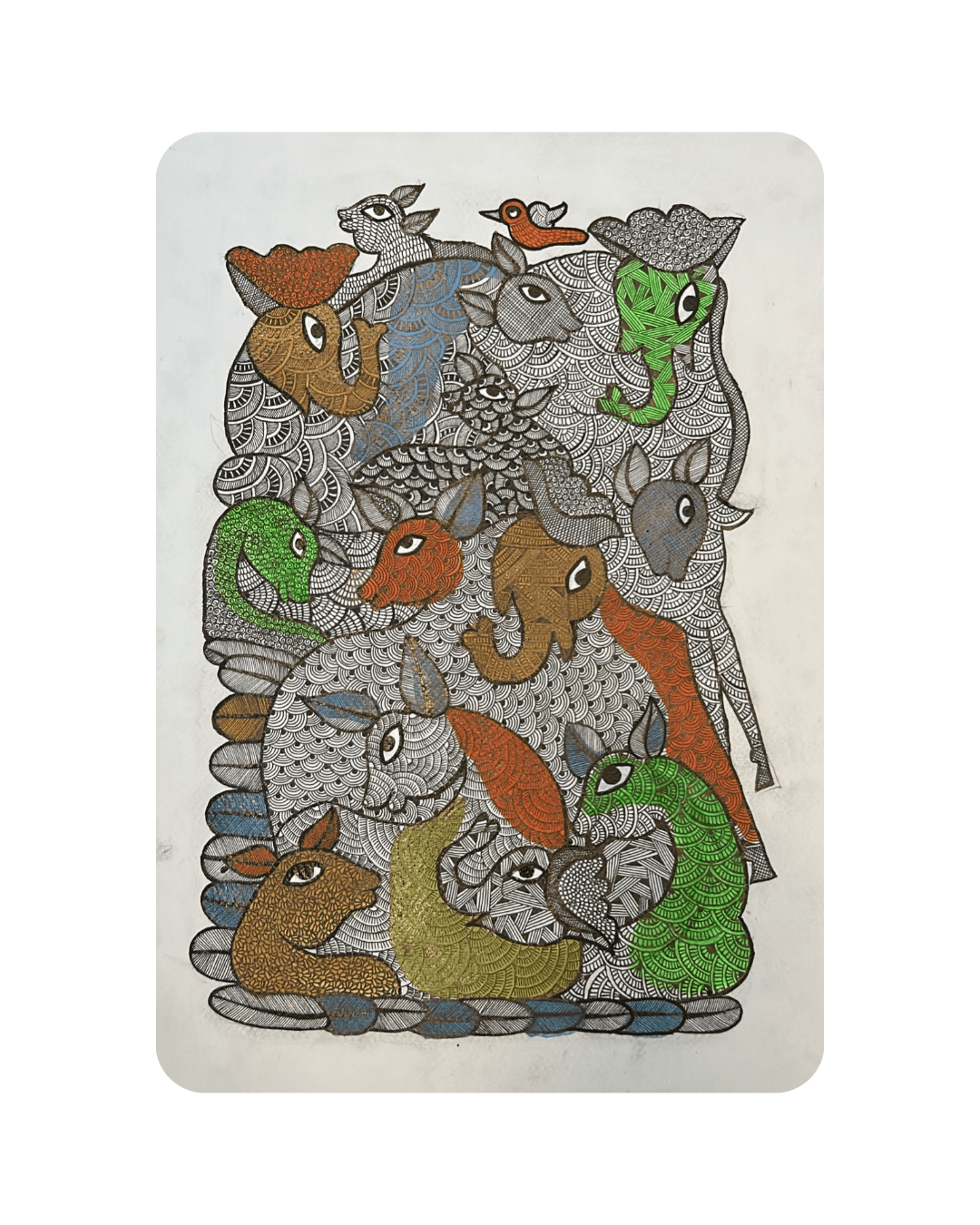 Gond Art (12*16 Size) paper sheet