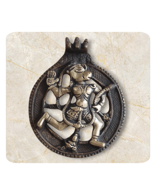 Brass Hanuman hanging (280gms)