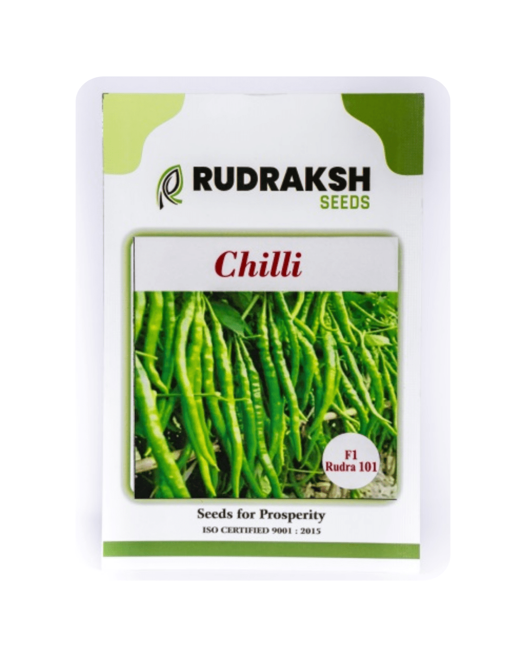 Rudraksh F1 Rudra 101 Green Chilli Seeds (10gms)