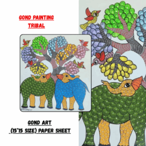 Gond Art (15*15 Size) paper sheet