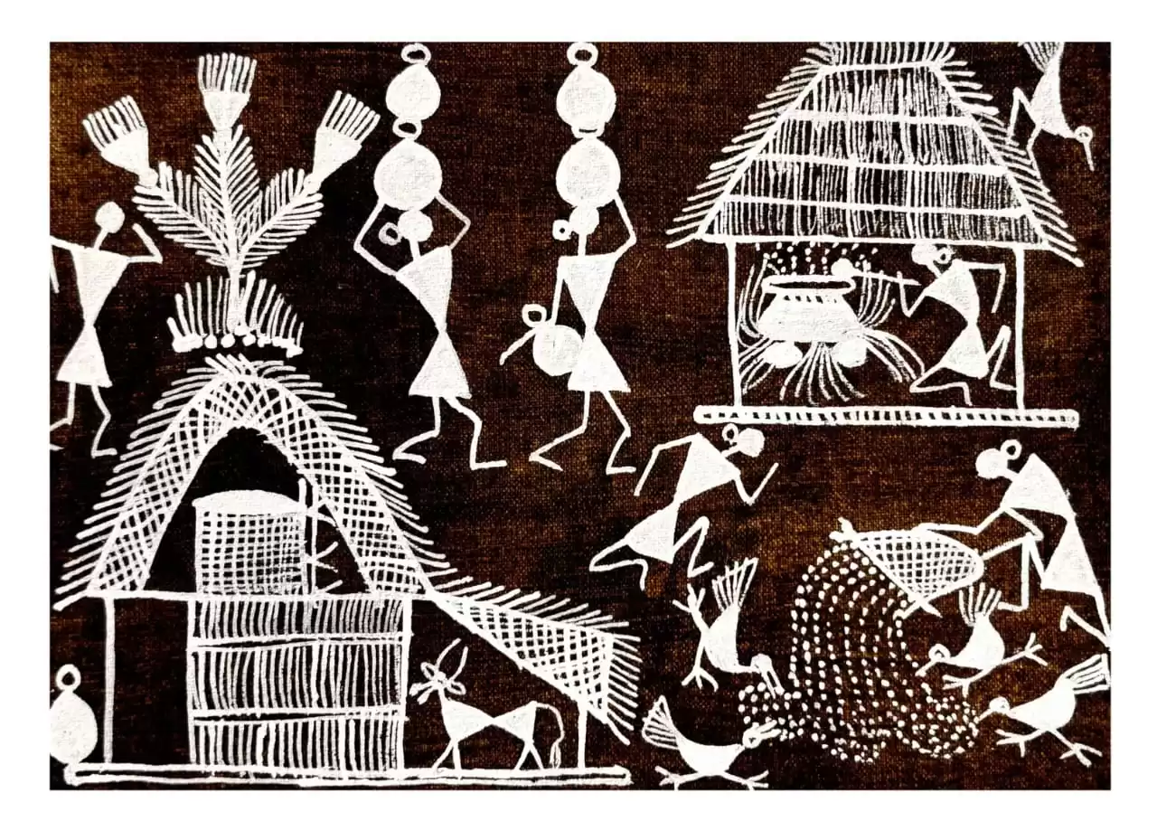 Warli Art 12×18inches