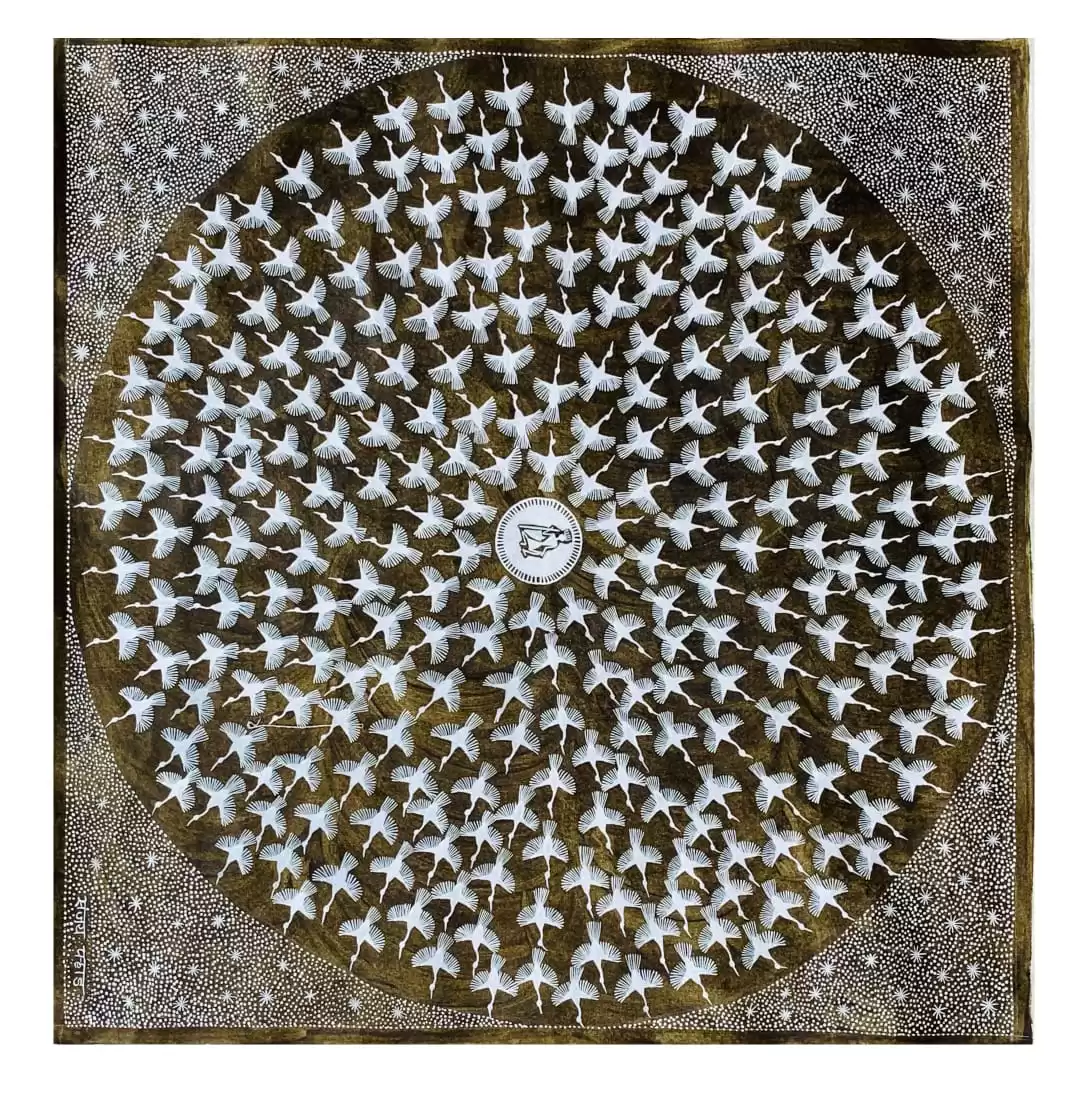 Warli Art 24×36 inches 
