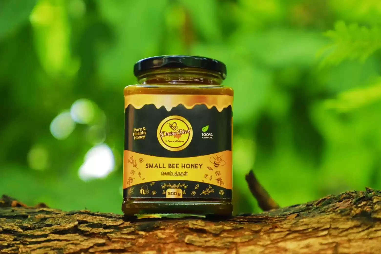 Divine Bees Small Bee Honey 500gm