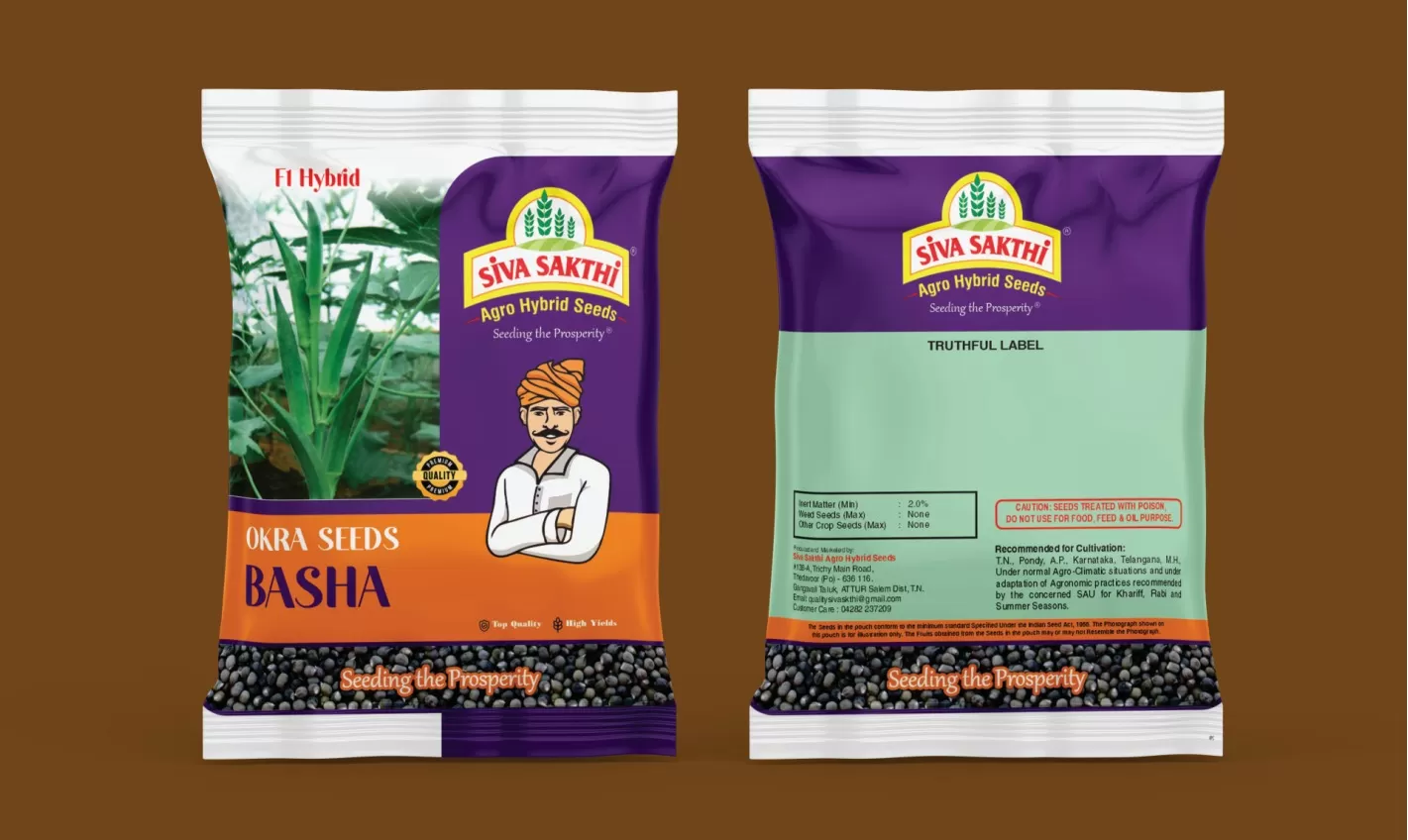 Hybrid Bhendi Basha Okra Seeds (250gm)