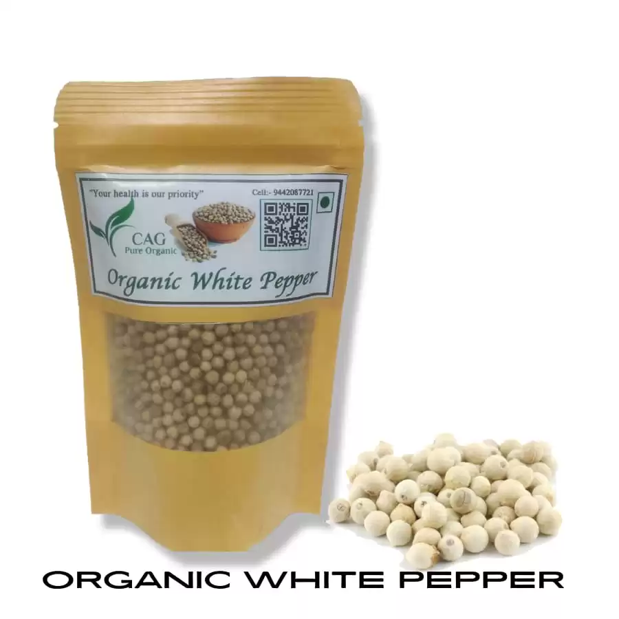 Organic White Pepper (100gm)