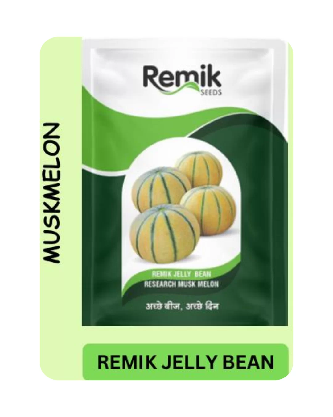 Muskmelon Hybrid Seeds (Remik Jelly Bean)