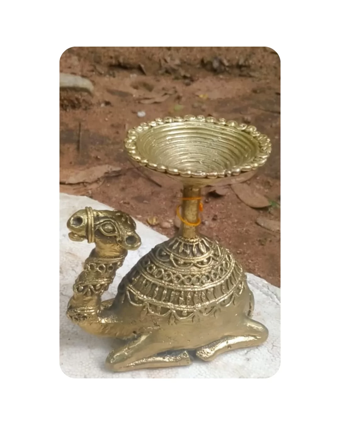 Camel Candle Stand Bell Metal Bhreva Art