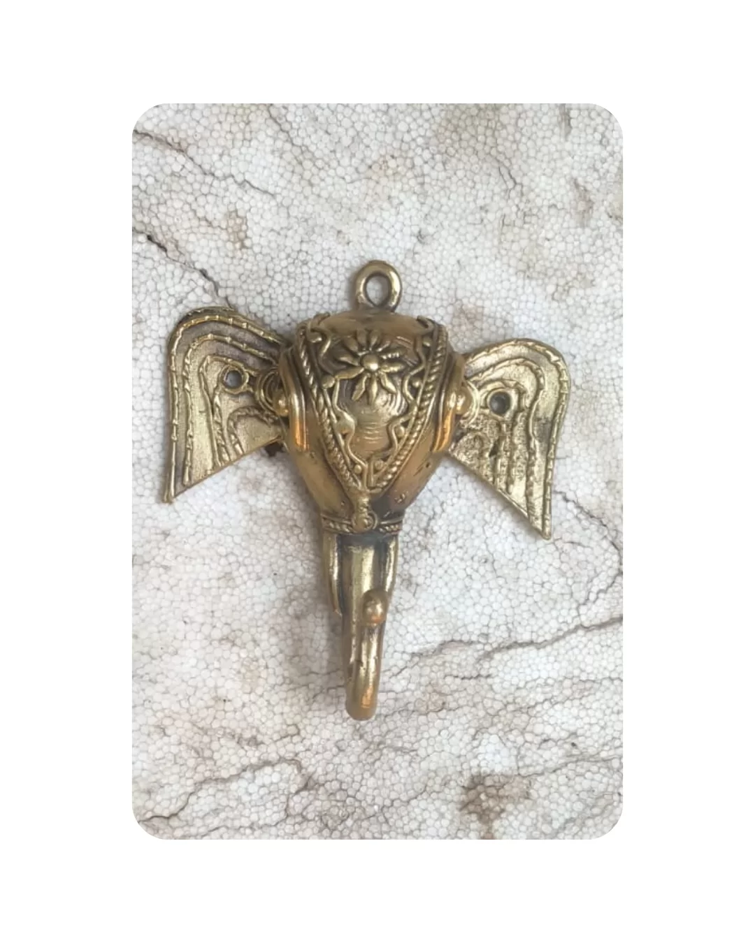 Wall Hanging Elephant Bell Metal Bhreva Art