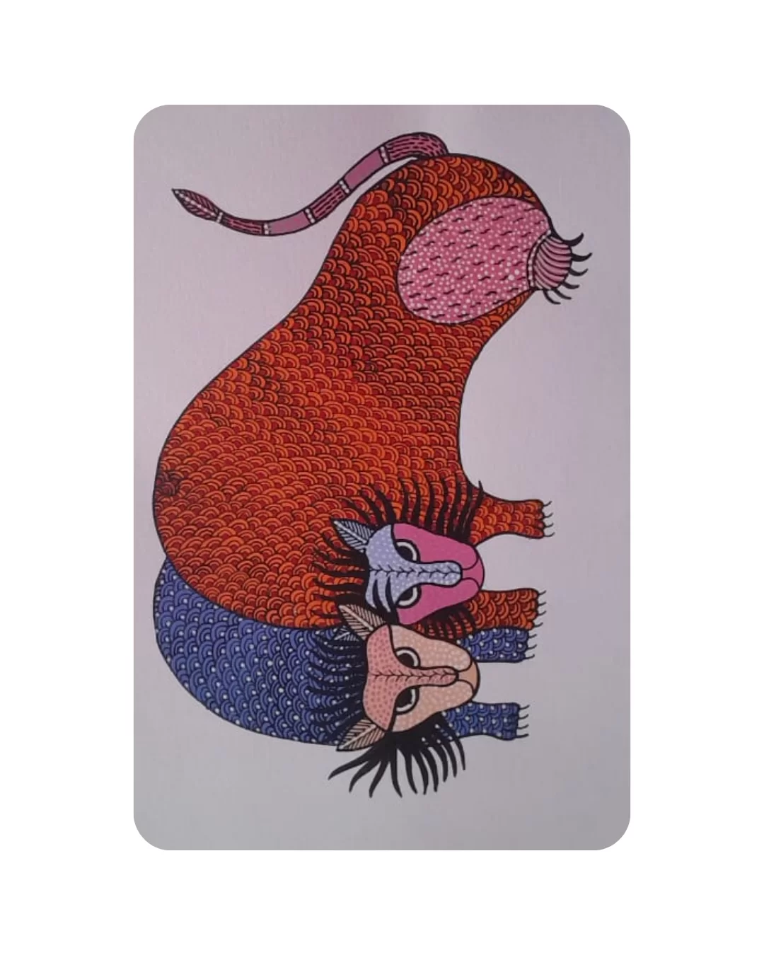 Gond Art (11×15 Size) paper sheet