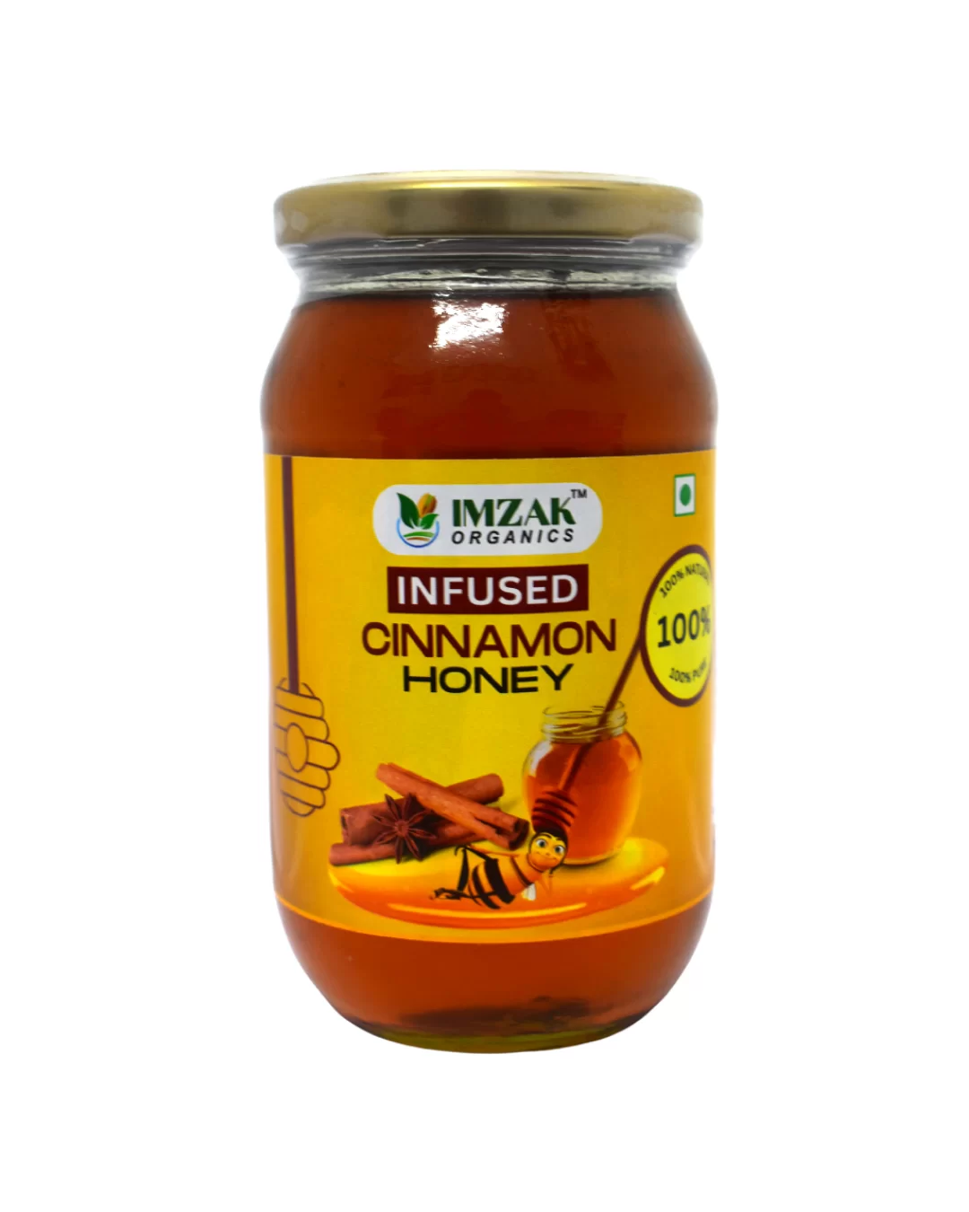 Infused Cinnamon Honey-imzak organics (250gm)