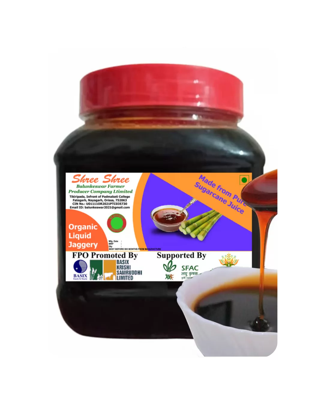Organic Liquid Jaggery (1kg)