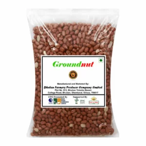 Organic Raw and Unpolished Groundnuts (1kg)