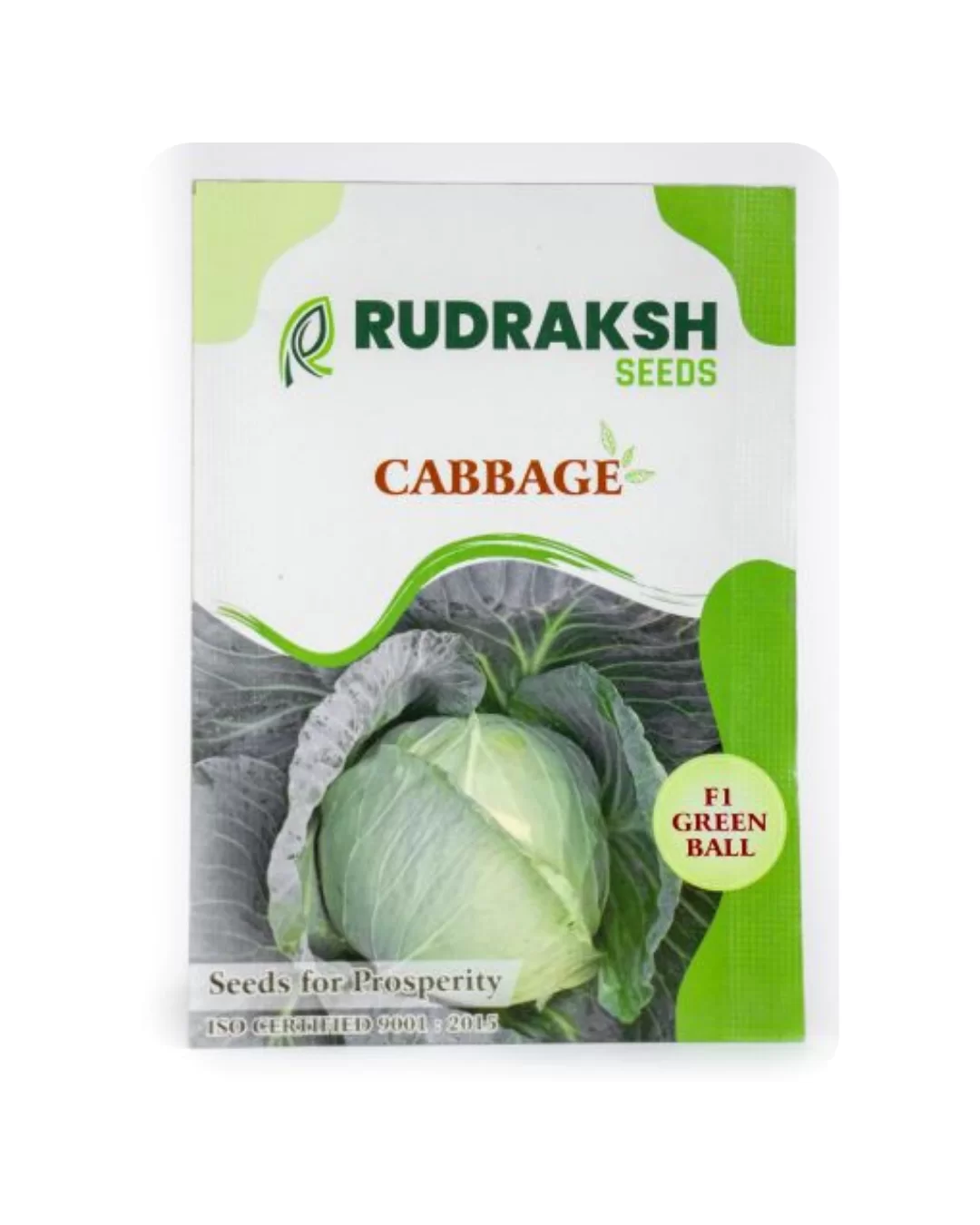 RUDRAKSH F1 GREEN BALL CABBAGE (10 gms)