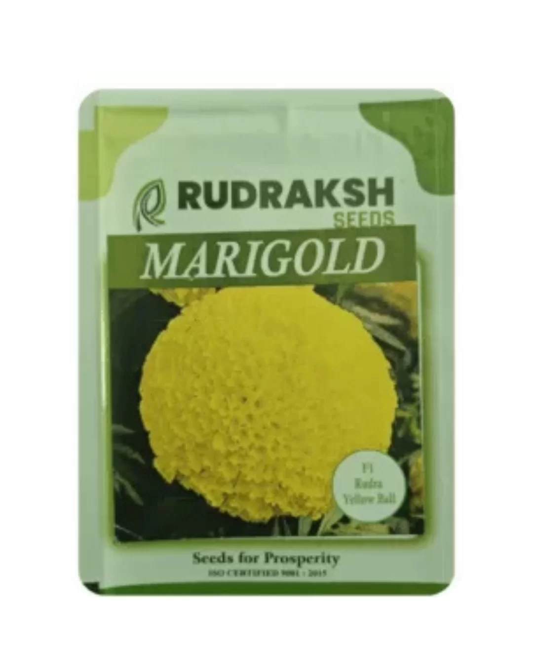 RUDRAKSH F1 YELLOW BALL MARIGOLD SEEDS (1000 Seeds)