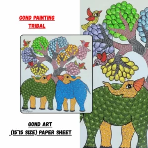 Gond Art (15*15 Size) paper sheet