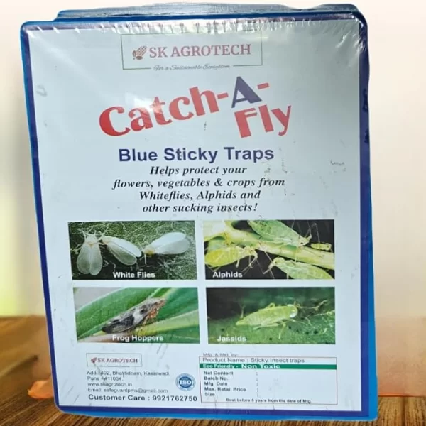Blue Sticky Insect Trap pack of 25 ( Pack of 1 )