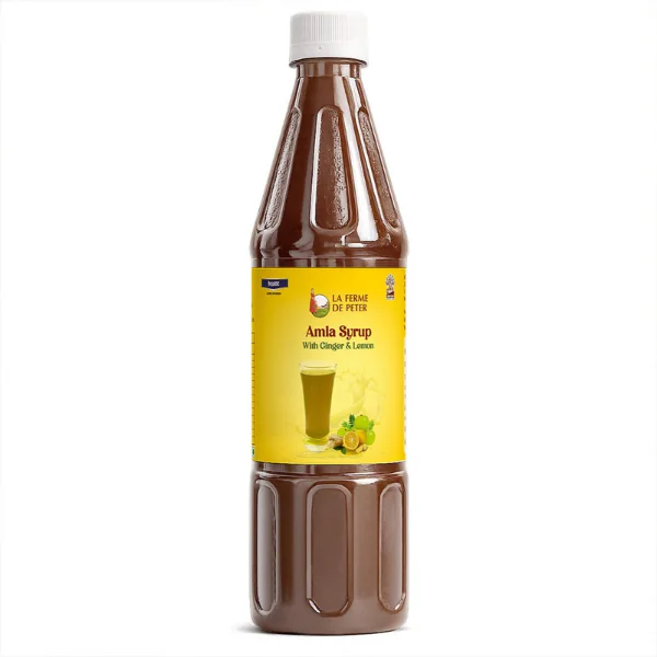 Scheelac Agro La Ferme De Peter Amla Syrup with Ginger & Lemon - 400Ml